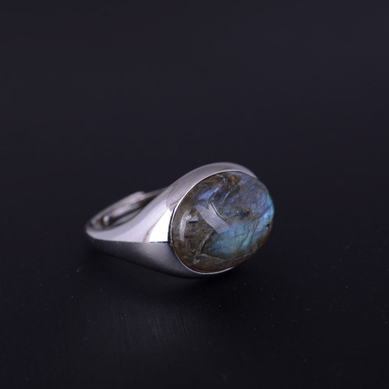 Bague en argent Ovale