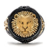 Bague tete de lion Or