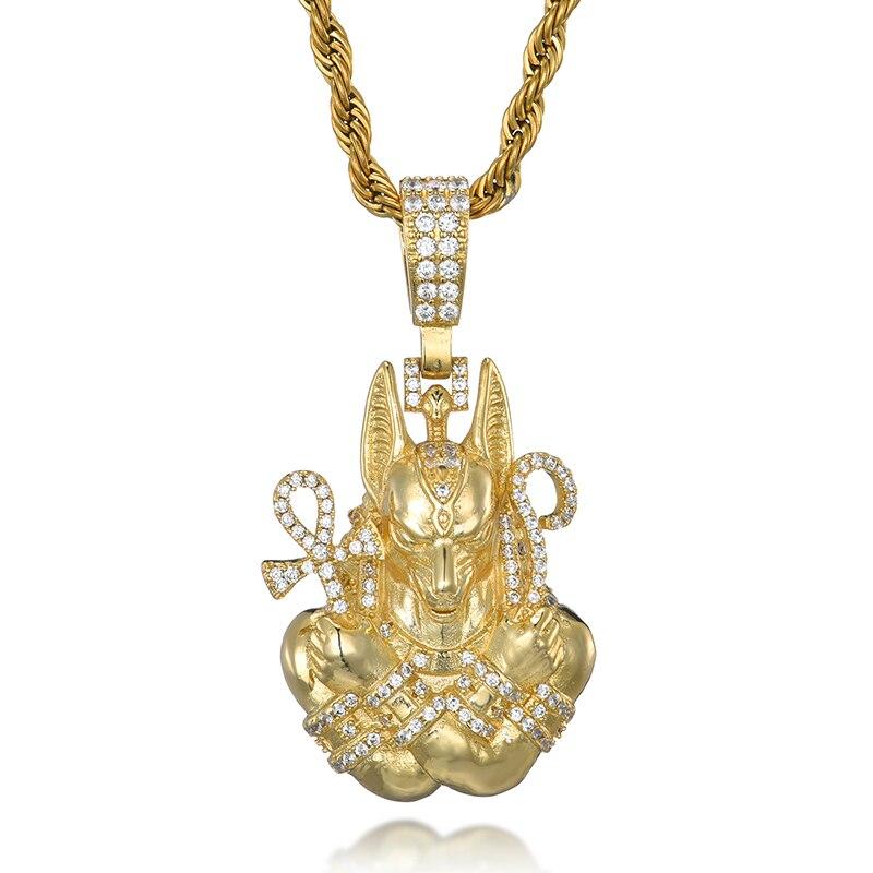 Collier Anubis Or