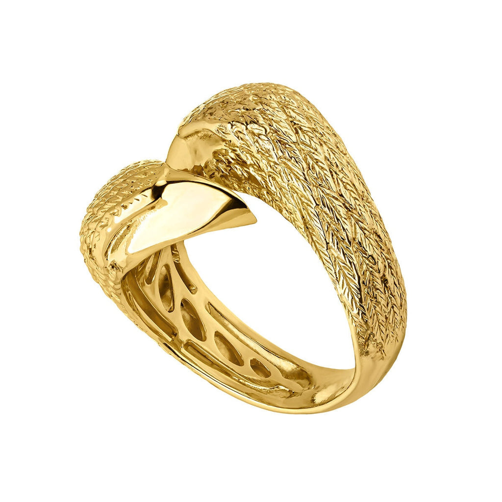 Bague en argent aigles  siamois