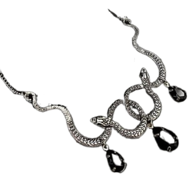 Collier en palstron  serpent nouées