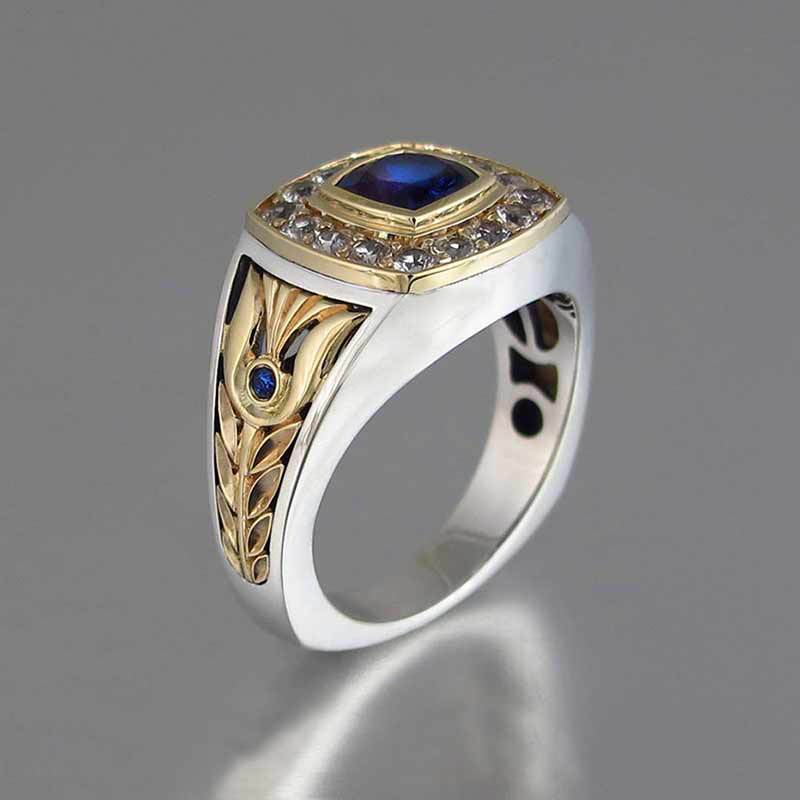 Bague d'éternité Horus en saphir