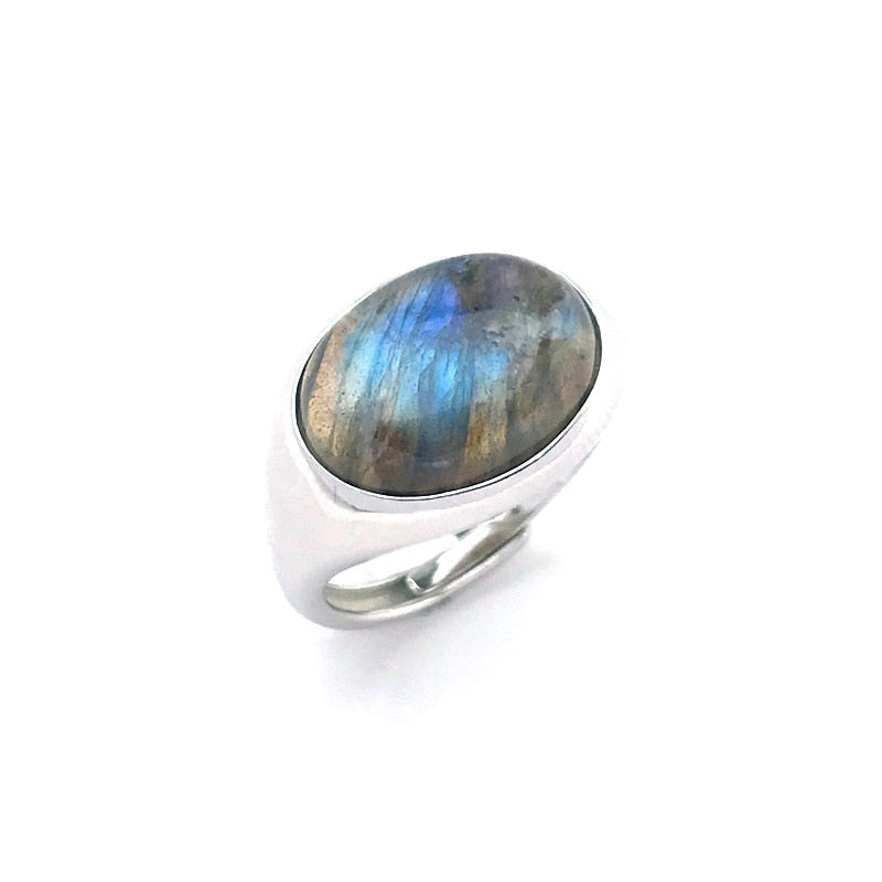 Bague en argent Ovale