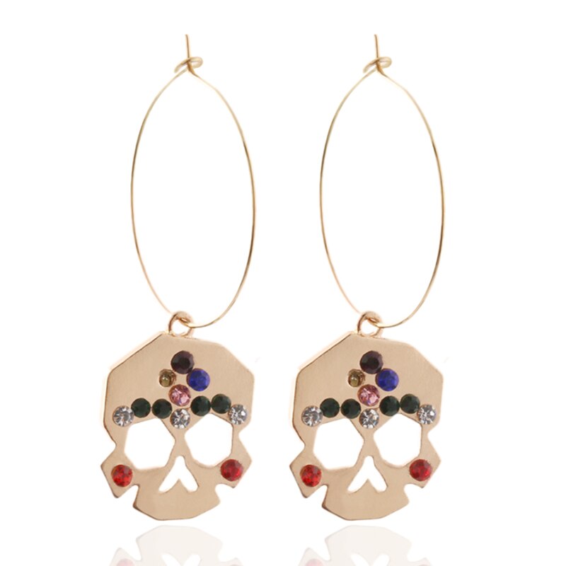 Boucle d'oreille naturelle Lapis lazuli en croissant