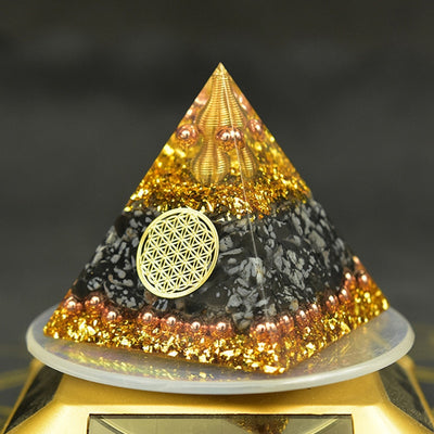 Pyramide Orgonite <br> Tourmaline