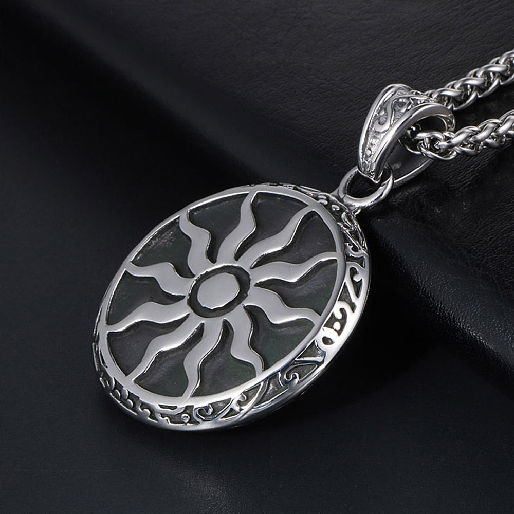 Amulette Dieu Rê en chaine