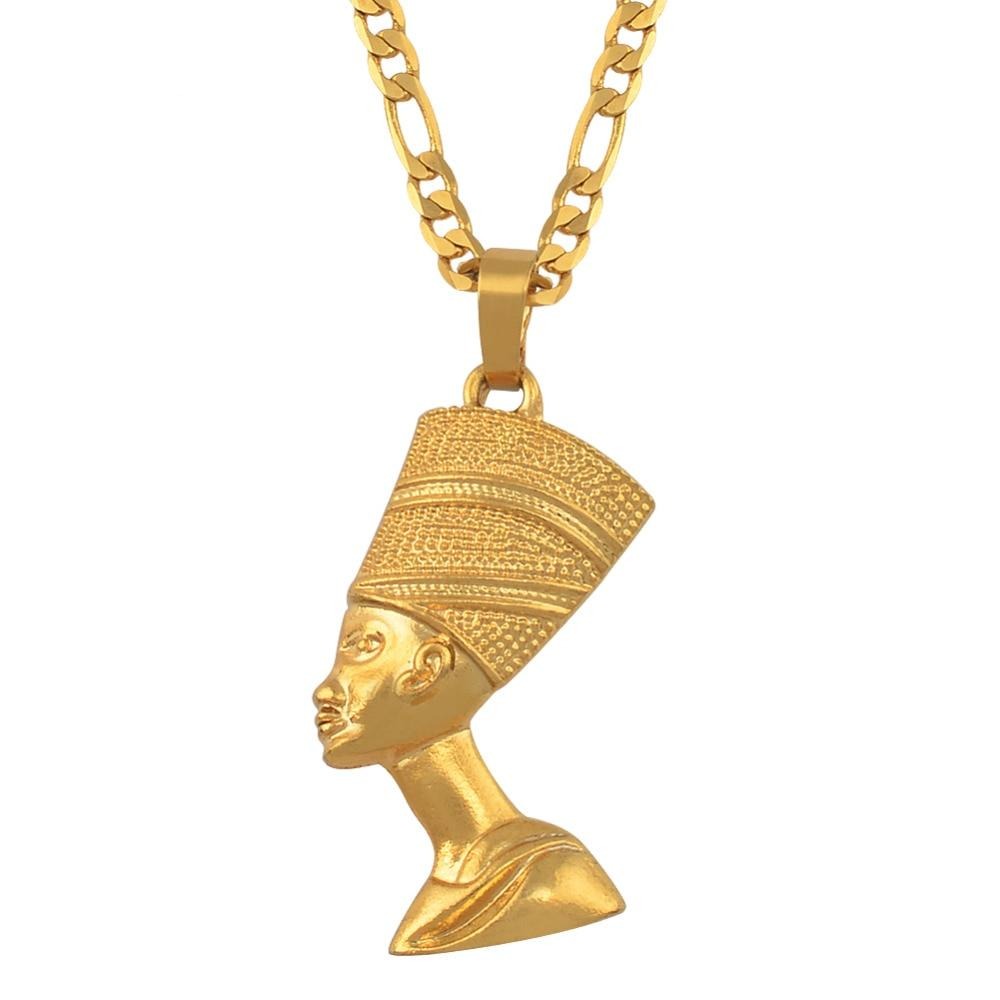 Pendentif nefertiti Or