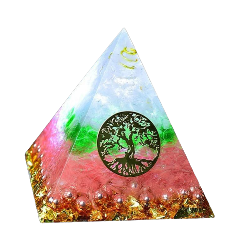 Pirámide de orgonita<br> armonía natural