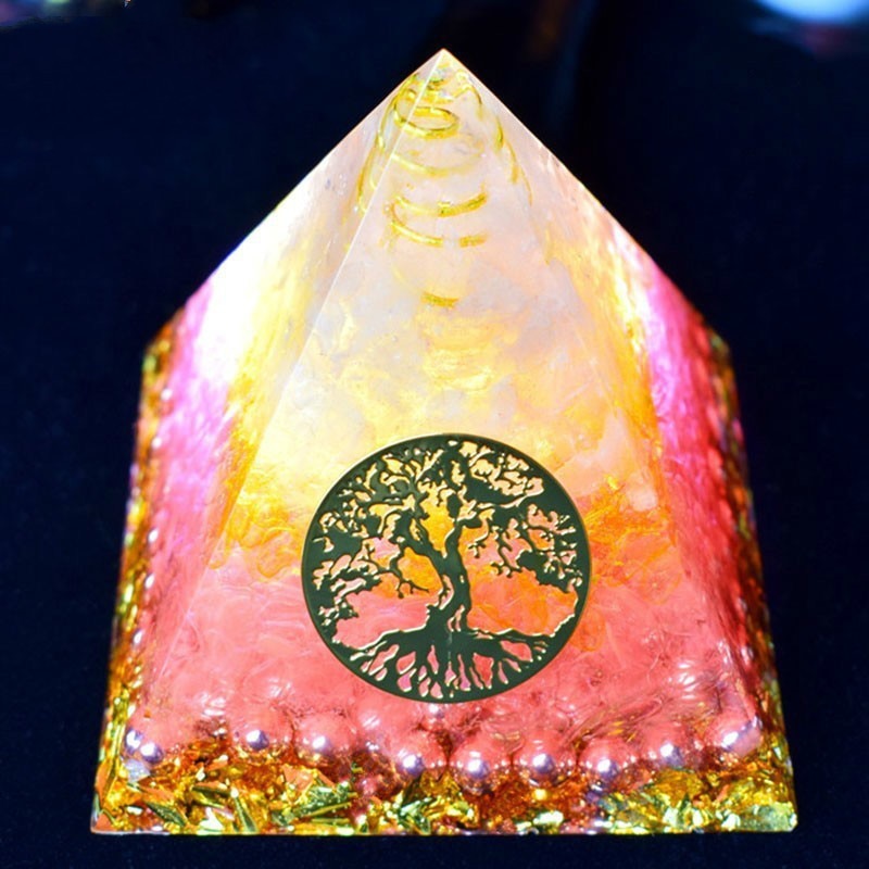 Pyramide Orgonite arbre de vie