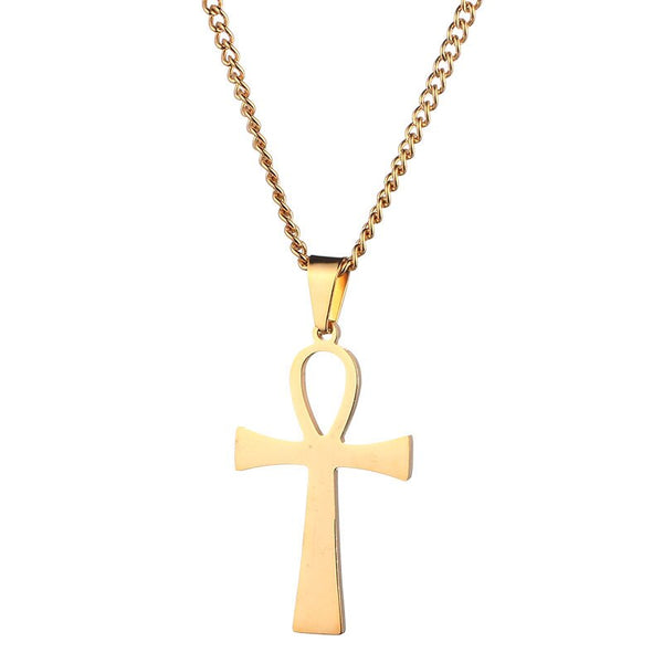 Amulette Croix Ansée Or