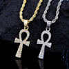 Amulette Égyptienne <br> Croix Ankh Brillant