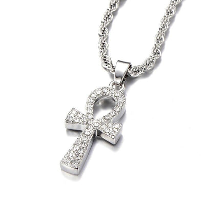 Amulette Égyptienne <br> Croix Ankh Brillant