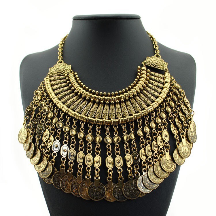 collier plastron vintage