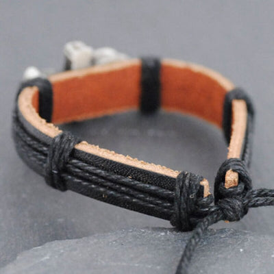 Croix ansée bracelet