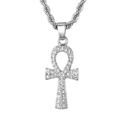 Amulette Égyptienne <br> Croix Ankh Brillant