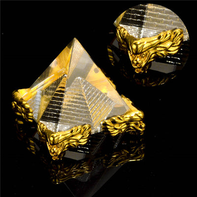 Pyramide Orgonite <br> Pyramide Égyptienne Crystal