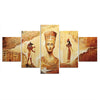 pintura egipcia<br> Nefertiti protegida