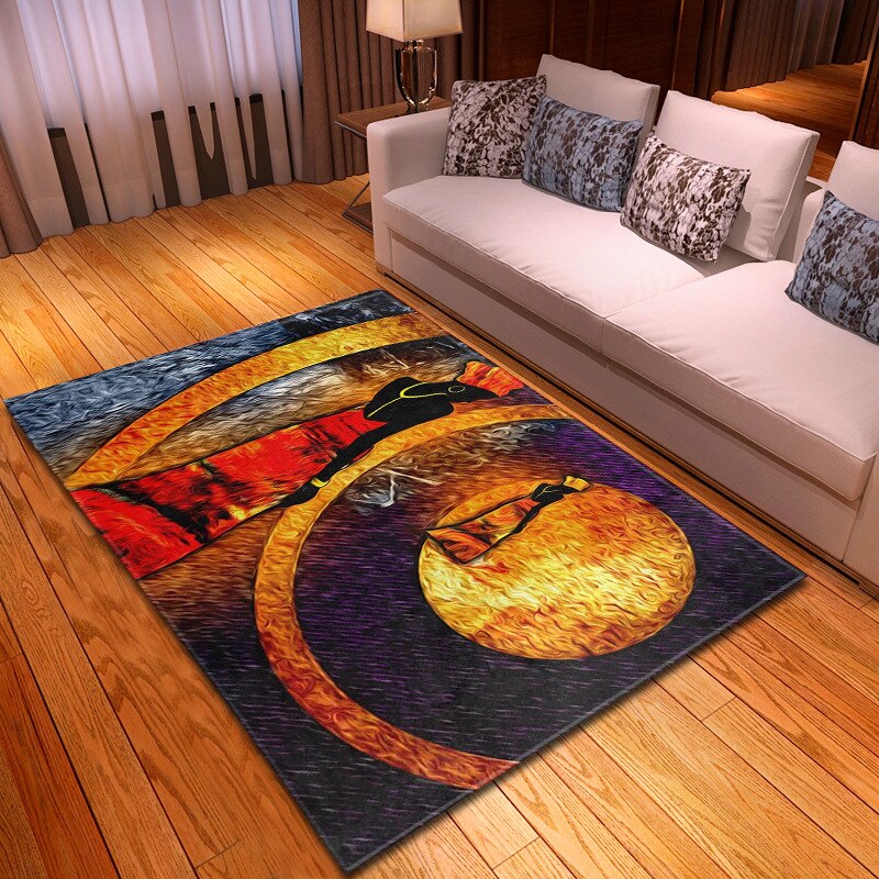 Tapis égyptien en 3D chemin de Nout