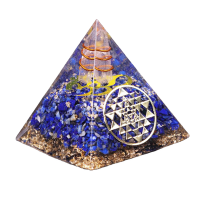 Pyramide Orgonite <br> Lapis lazuli