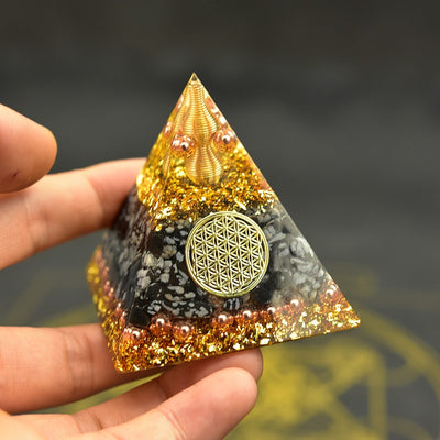 Pyramide Orgonite <br> Tourmaline