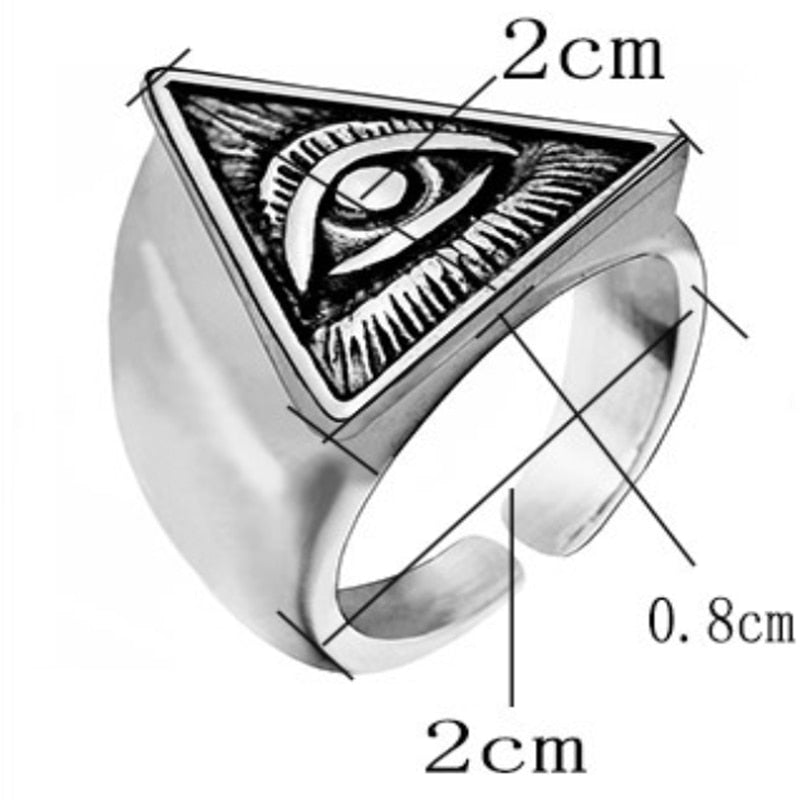 bague oeil d'horus égyptien