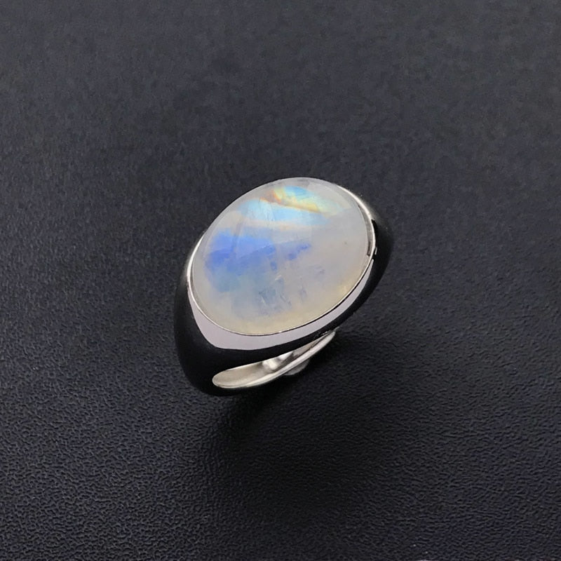 Bague en argent Ovale