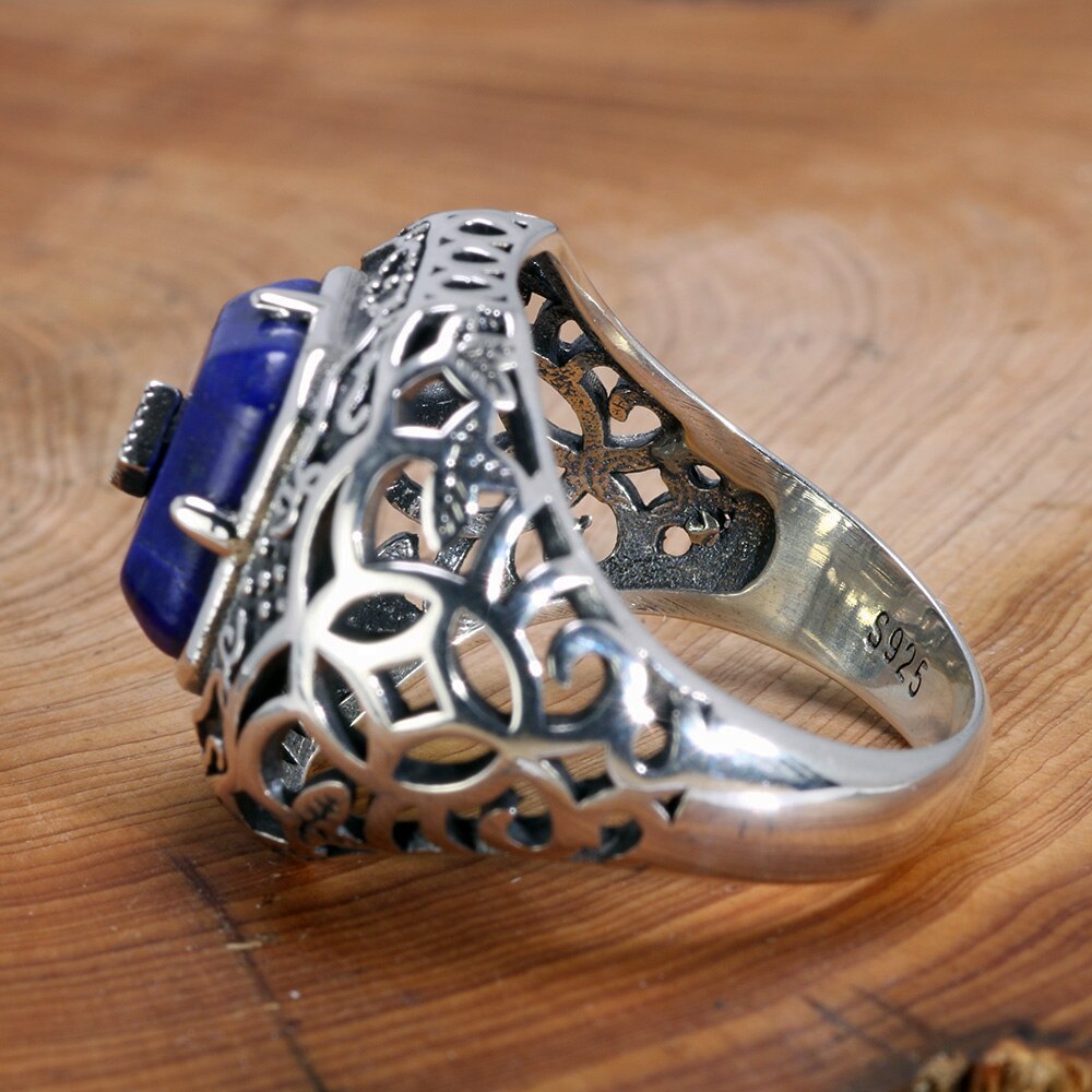 Bague 925 lapis lazuli