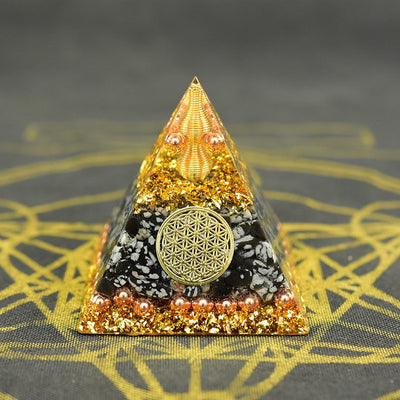 Pyramide Orgonite <br> Tourmaline