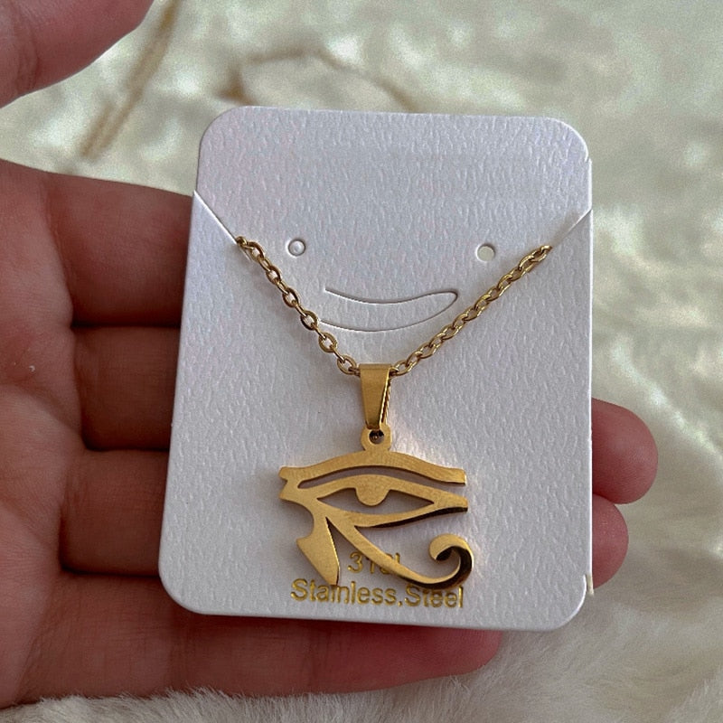 Collier croix du pharaon Horus