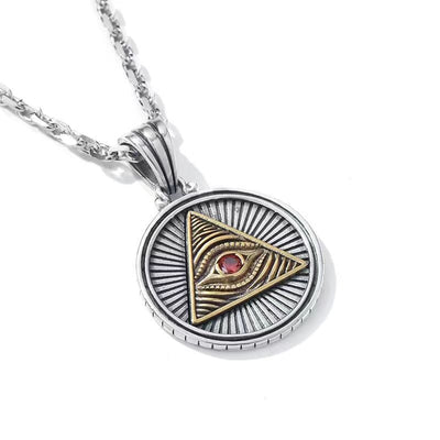 Collier oeil de Horus rouge