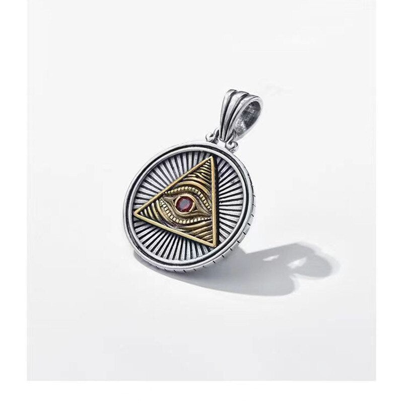 Collier oeil de Horus rouge