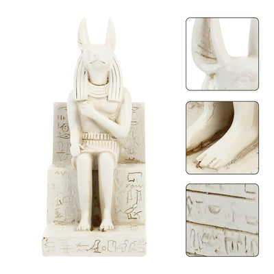 Statue dieu Égyptien Anubis assis