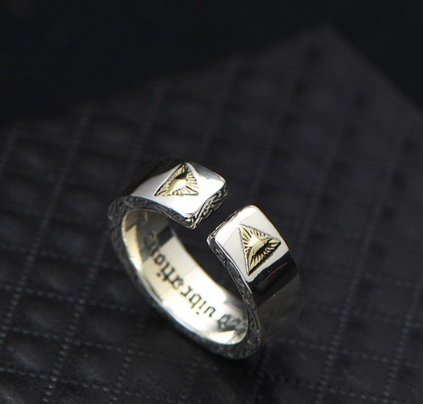 bague oeil d'horus égyptien