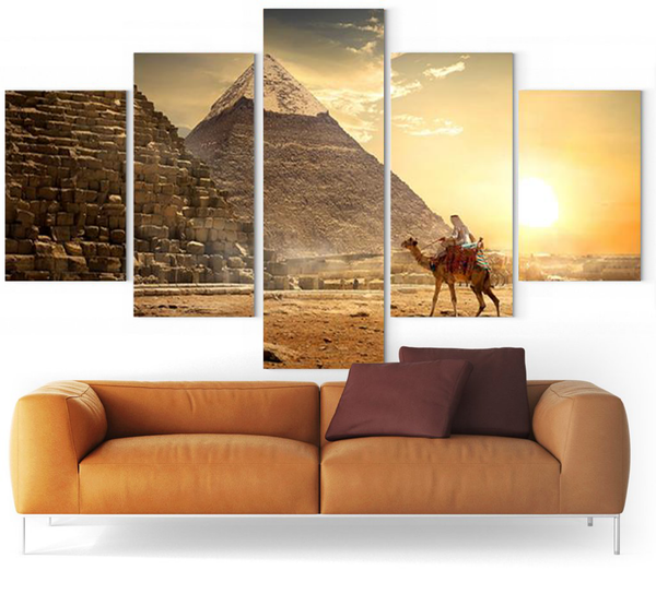 Tableau Sur Toile Égypte Antique – 50x70 Cm – Neuf