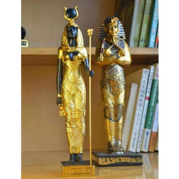 Figurine égyptienne Isis Pharaon Toutankhamon | Egypte Antique Shop