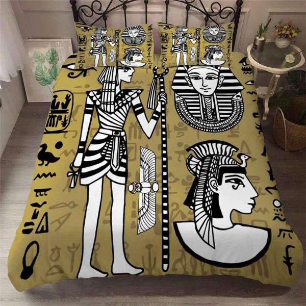 Parure de lit motif égyptien | Egypte Antique Shop