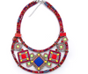 Collier Plastron tribal estivale